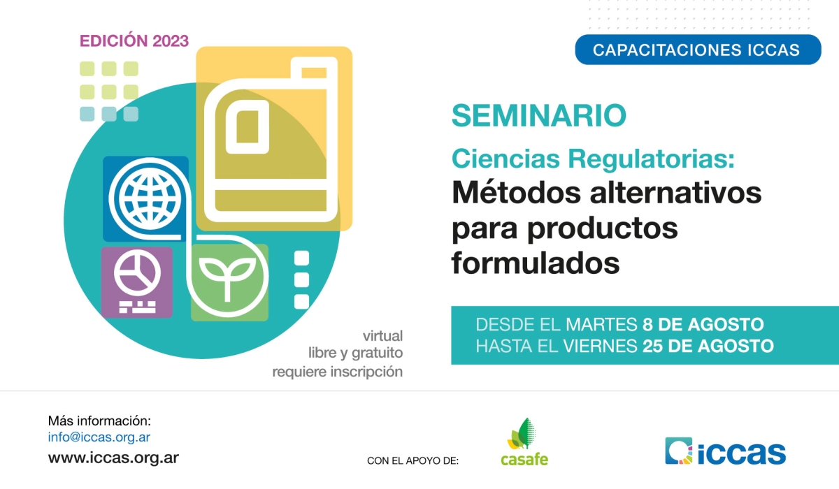 Seminario ciencias regulatorias: Métodos alternativos para productos formulados